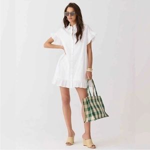 J Crew Poplin Shirtdress